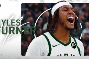 强力引援！雄鹿队官宣迈尔斯-特纳加盟！